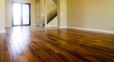 Our hardwood floor refinishing Chicago team did an excellent job of bringing this floor back to life. It was run down and damaged in places. Now it shines and gives the home a classy appearance.