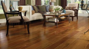 Our team of hardwood flooring Chicago specialists helped this couple find the perfect plank of hardwood to install through their main floor. It brings elegance and beauty to every room.